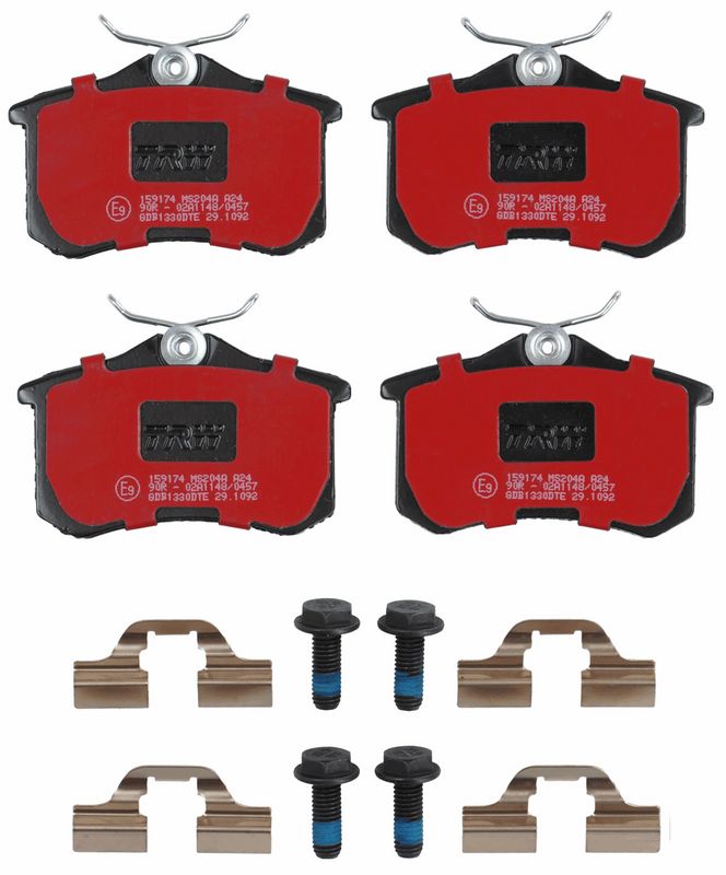 TRW GDB1330DTE Brake Pad Set, disc brake