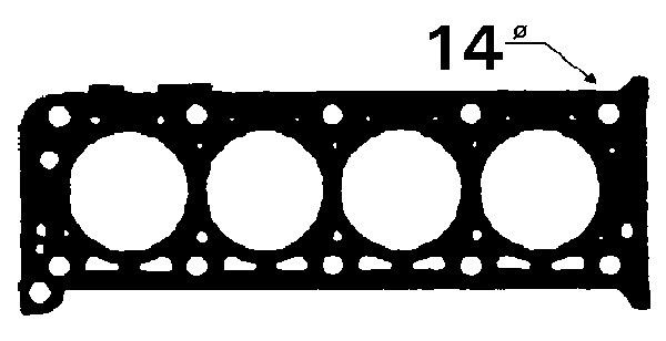 BGA tömítés, hengerfej CH5348