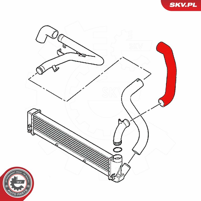 ESEN SKV 54SKV160 Charge Air Hose