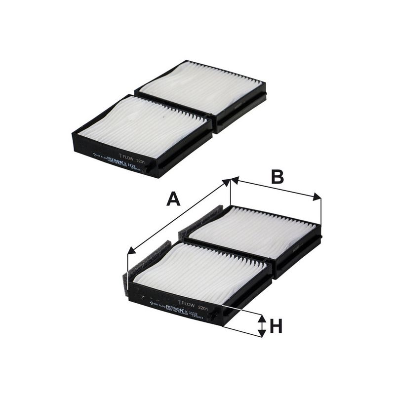 Filter, salongiõhk, FILTRON K 1112-2X