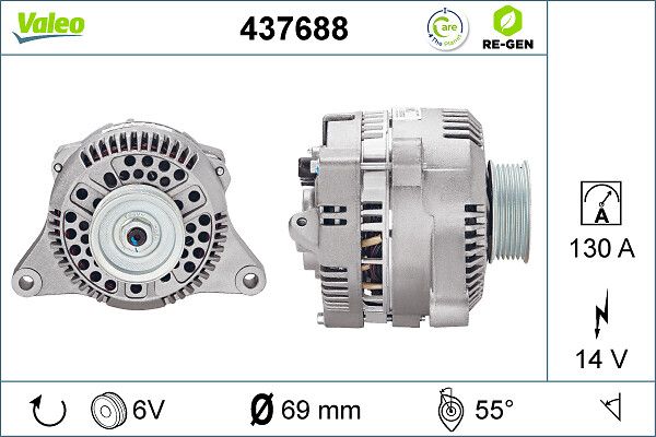 VALEO Dynamo / Alternator 437688