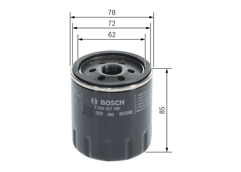маслен филтър BOSCH