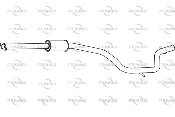 FENNO középső hangtompító P23048