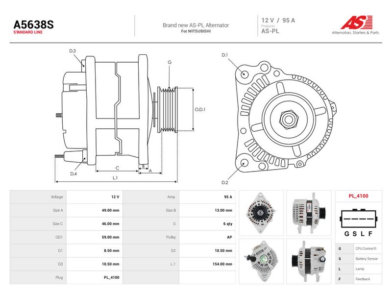 Prekė atitinka OEM kodą: A005TL0691ZT