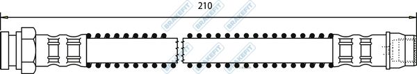 APEC Brake Hose BHO4114