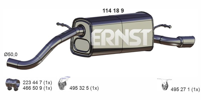 Toba esapament finala ERNST 114189