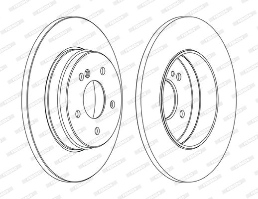 FERODO DDF1251C Brake Disc