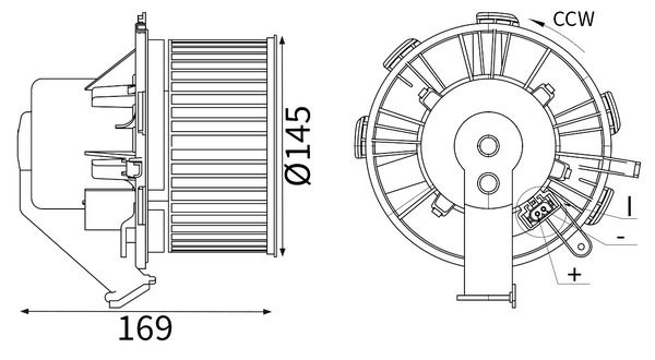 MAHLE-BEHR ΒΕΝΤΙΛΑΤΕΡ ΕΣΩΤΕΡΙΚΟΥ ΧΩΡΟΥ