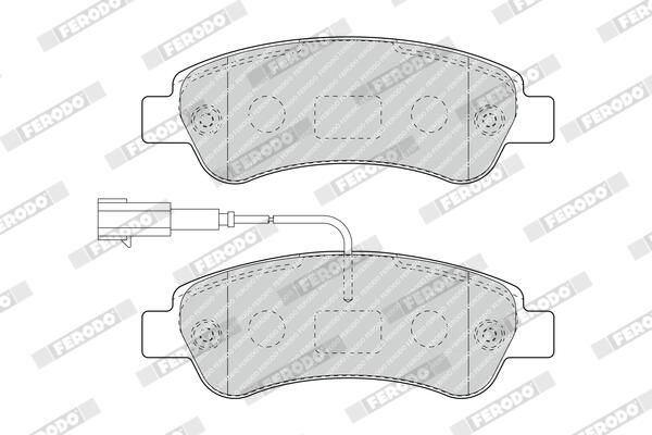 FERODO FVR4910 Brake Pad Set, disc brake