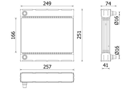 MAHLE hűtő, motorhűtés CR 926 000P