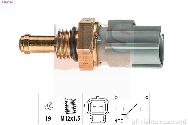 Sensor, temperatura del refrigerante