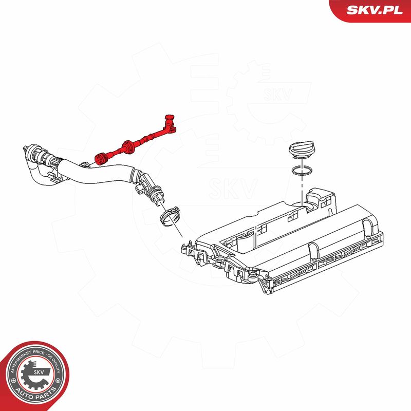 ESEN SKV 54SKV574 Valve, crankcase ventilation