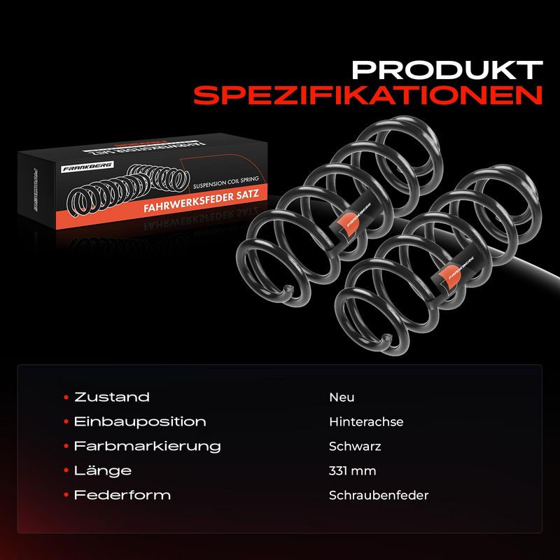 Frankberg 5481FB0008701 Suspension Spring