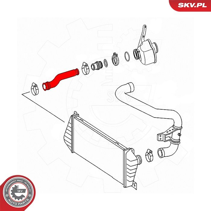 Шланг подачі наддувального повітря, Skv Germany 43SKV442