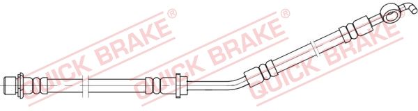 Гальмівний шланг, Quick Brake 58.866