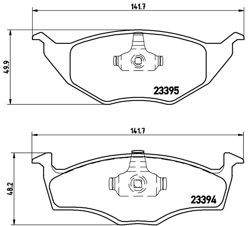 BREMBO P85055 Brake Pad Set, disc brake
