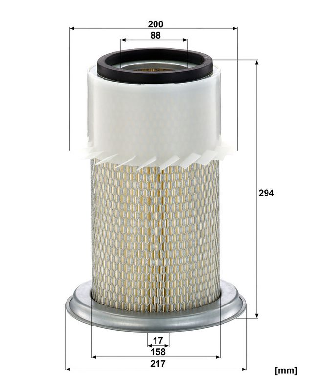 Filtru aer C 22 032 MANN-FILTER