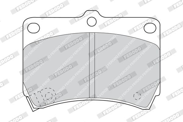 FERODO FDB715 Brake Pad Set, disc brake