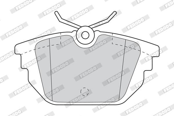 FERODO FDB1113 Brake Pad Set, disc brake