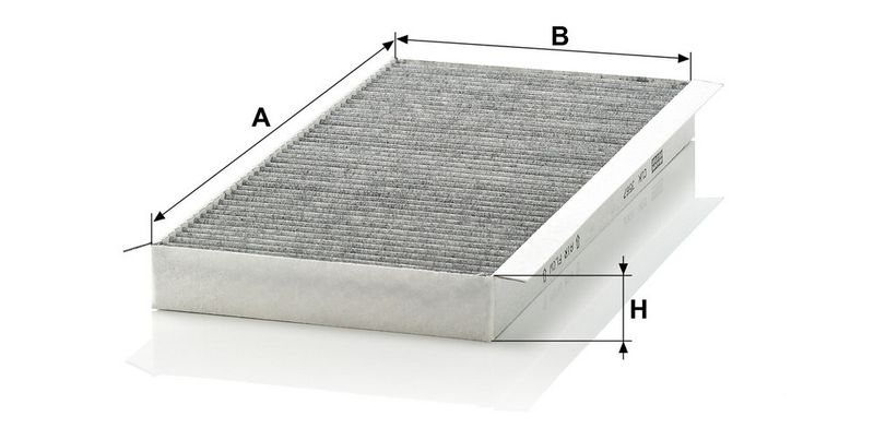 Filter, salongiõhk, MANN-FILTER CUK 3567