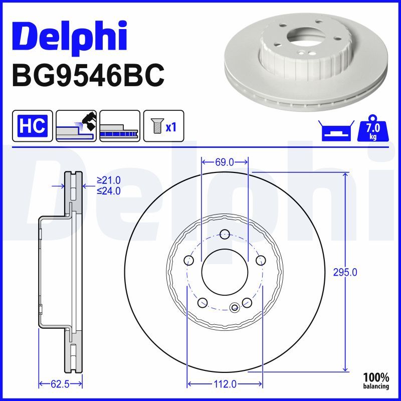 спирачен диск DELPHI