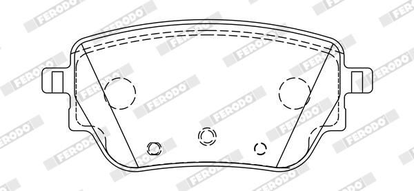 FERODO FDB5183 Brake Pad Set, disc brake