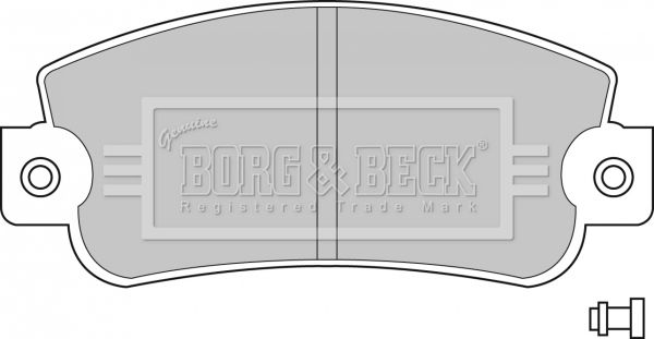 BORG & BECK fékbetétkészlet, tárcsafék BBP1094