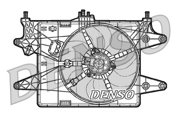 DENSO ventilátor, motorhűtés DER09082