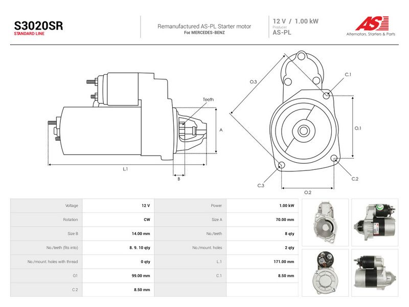 This part match OEM code: 005151110180