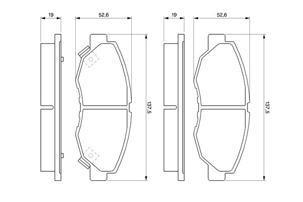 BOSCH тормозные колодки HONDA Accord