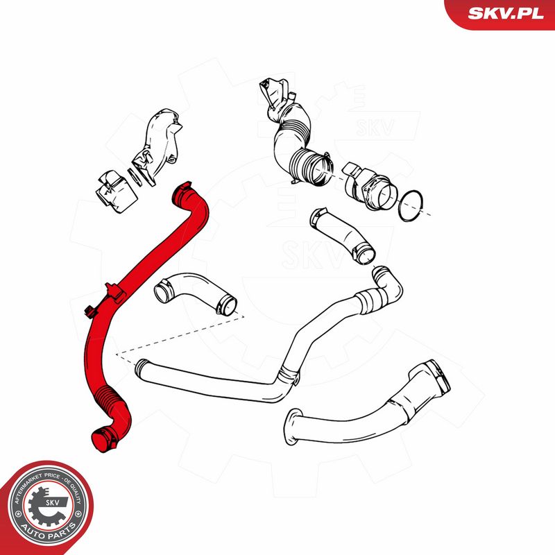 ESEN SKV 24SKV970 Charge Air Hose