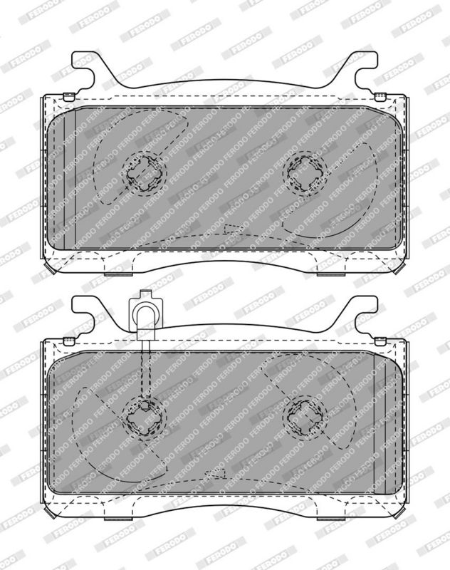 FERODO Plaquettes de frein à disque FDB4932