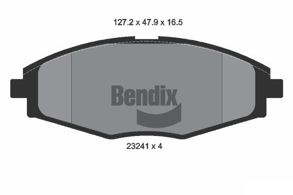 BENDIX Braking fékbetétkészlet, tárcsafék BPD1338
