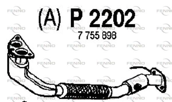 FENNO kipufogócső P2202