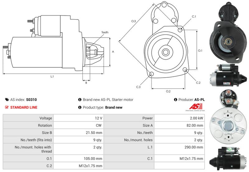 AS-PL S0310 Starter
