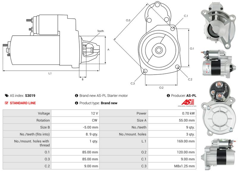 AS-PL S3019 Starter