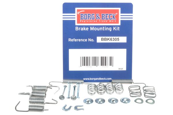 BORG & BECK tartozékkészlet, rögzítőfék pofa BBK6305