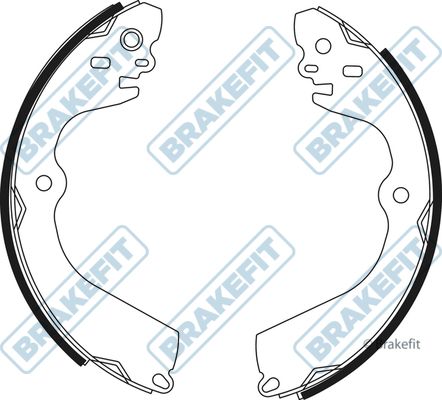 APEC Brake Shoe Set BSH1075