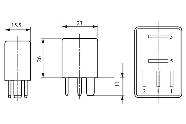 BOSCH 0 332 011 007 Flasher Unit