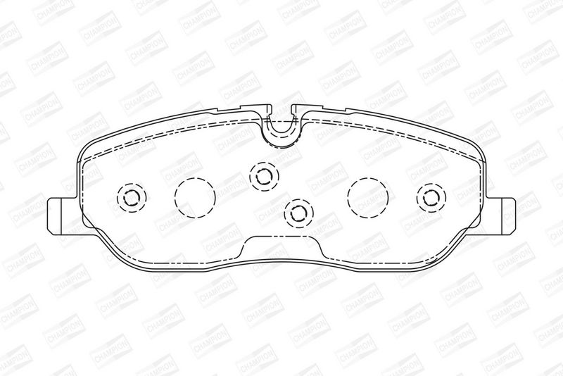 CHAMPION Plaquettes de frein à disque 572521CH