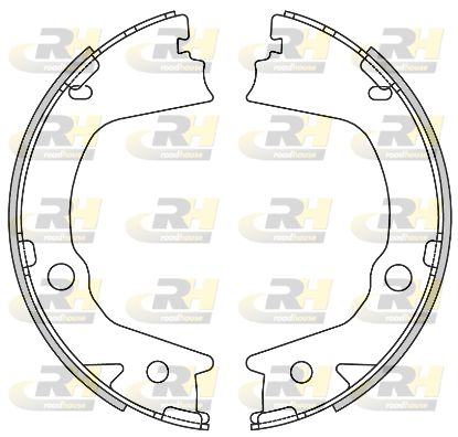 Комплект гальмівних колодок, стоянкове гальмо, Roadhouse 4602.00