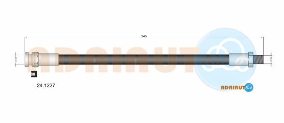 Гальмівний шланг, Adriauto 24.1227