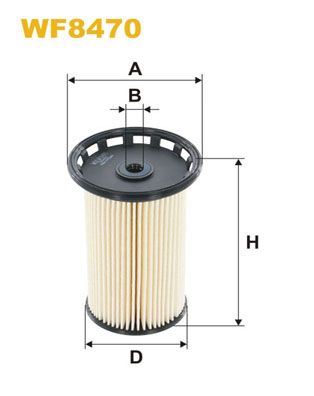 Фільтр палива, фільтрувальний елемент, Wix Filters WF8470