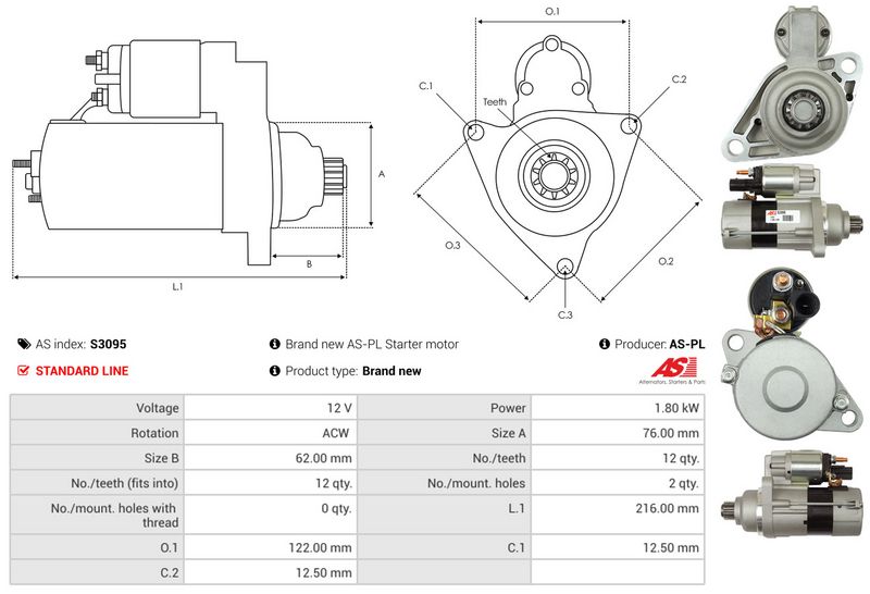 AS-PL S3095 Starter