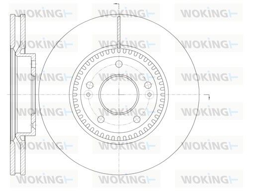 Тормозной диск на Carens, I40, IX35, Optima, Sonata, Sportage, Tucson, Vectra C