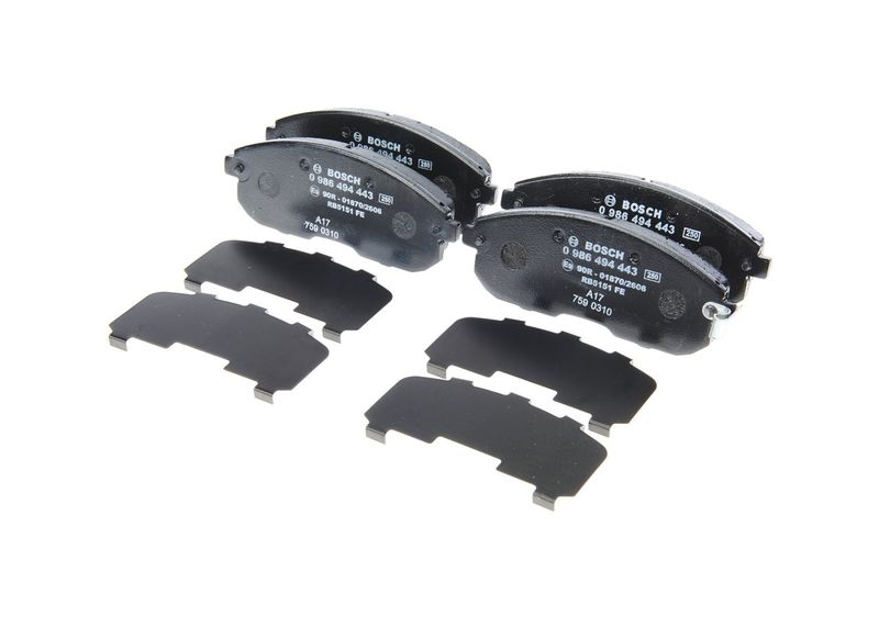 BOSCH 0986494443 Brake Pad Set, disc brake