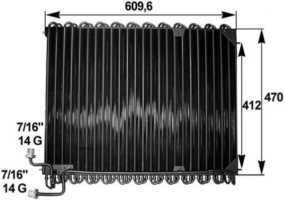 Product Image - Condensor, airconditioning - AC285000P - MAHLE