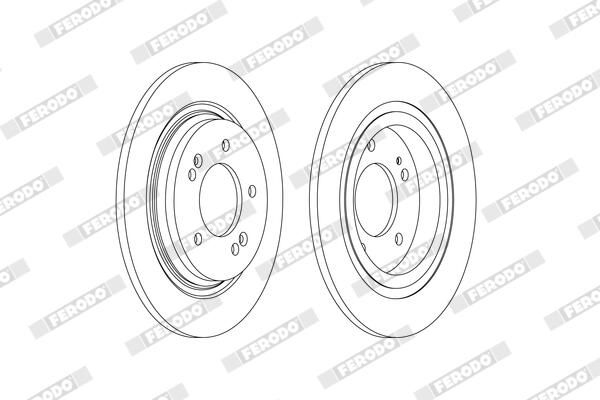 FERODO DDF2604C Brake Disc