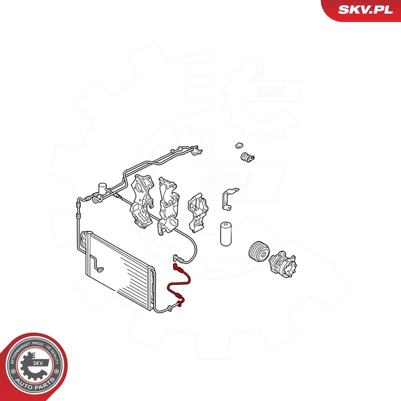 Kõrgsurve-, madalsurvetorustik, kliimaseade, ESEN SKV 54SKV737