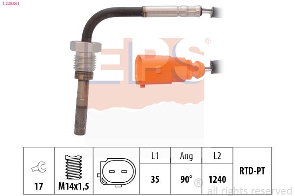 EPC Volkswagen датчик температури ВГ T5 Transporter 2,5 TDI